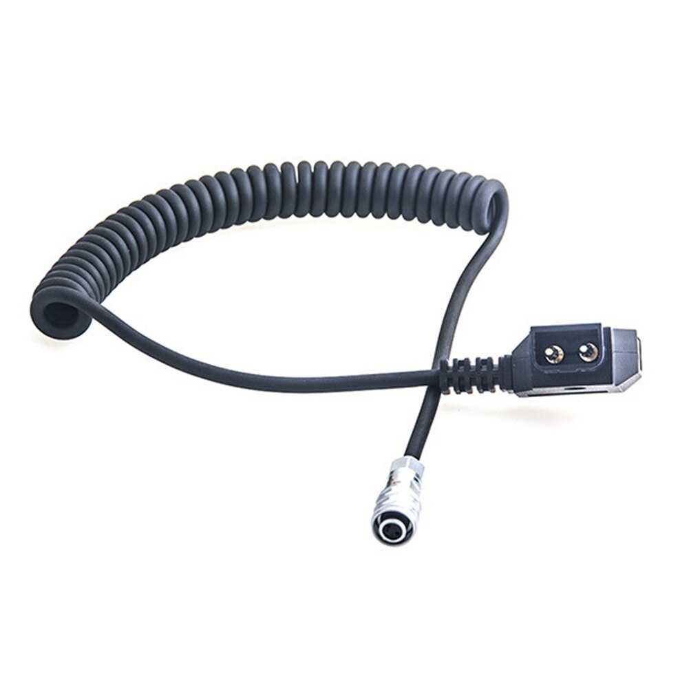 D Tap To BMPCC 4K Pocket Cinema Camera ABS Practical 14.8V Safe Durable Portable Flexible Power Cable 2 Pin Spring Wire Coiled