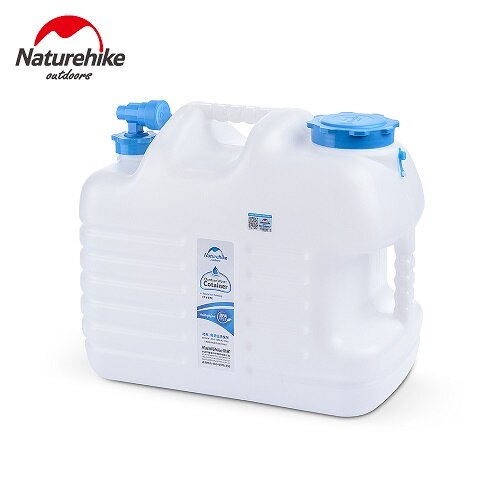 Naturehike 12l vand tønde mad klasse pe udendørs vandtank udendørs vandreture camping tilbehør vandbeholder: 18l
