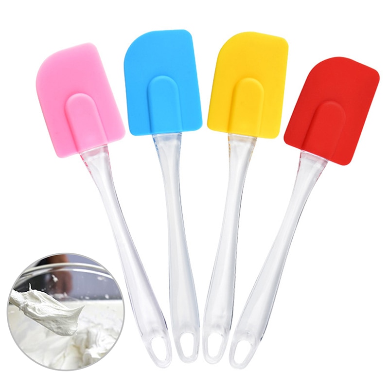 Herramienta para hornear pasteles espátula antiadherente de alimentaria cuchara para mantequilla espátula de silicona para cocinar espátula de goma herramientas de panadería