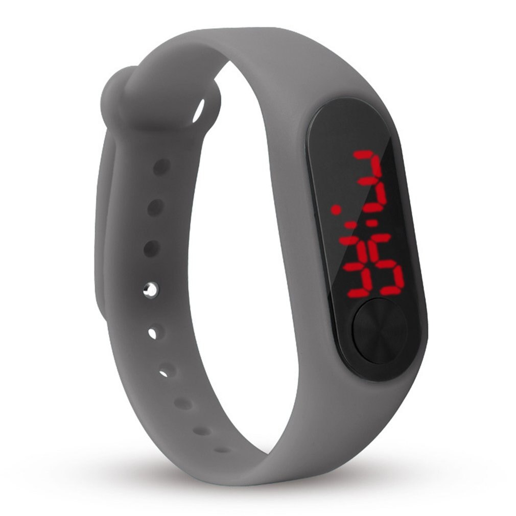 Led elektronische digitale armbandhorloges casual sporthorloge snoepkleurige siliconen koppels polshorloge: 15