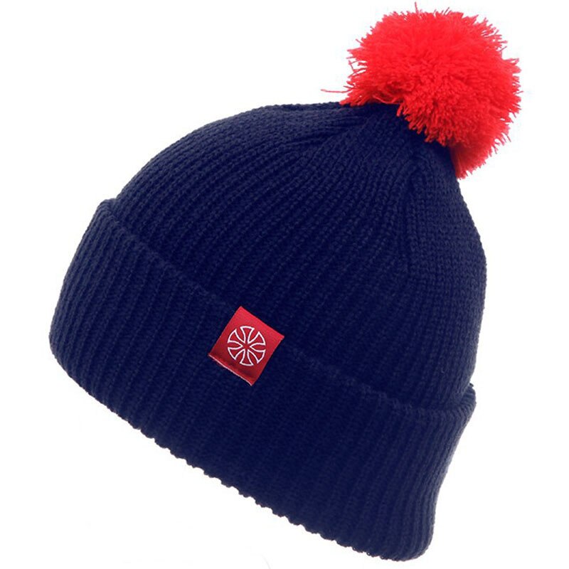 Sn.su.sk vinter ski lue dame luer skullies gorros hombre snowboard cap varme ull caps for menn dame hatter: Marineblå