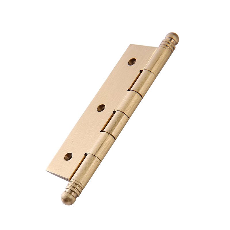 Kitchen Cabinet Door Hinges Furniture Accessories 4 Holes Gold Drawer Hinges for Jewelry Boxes Furniture Fittings