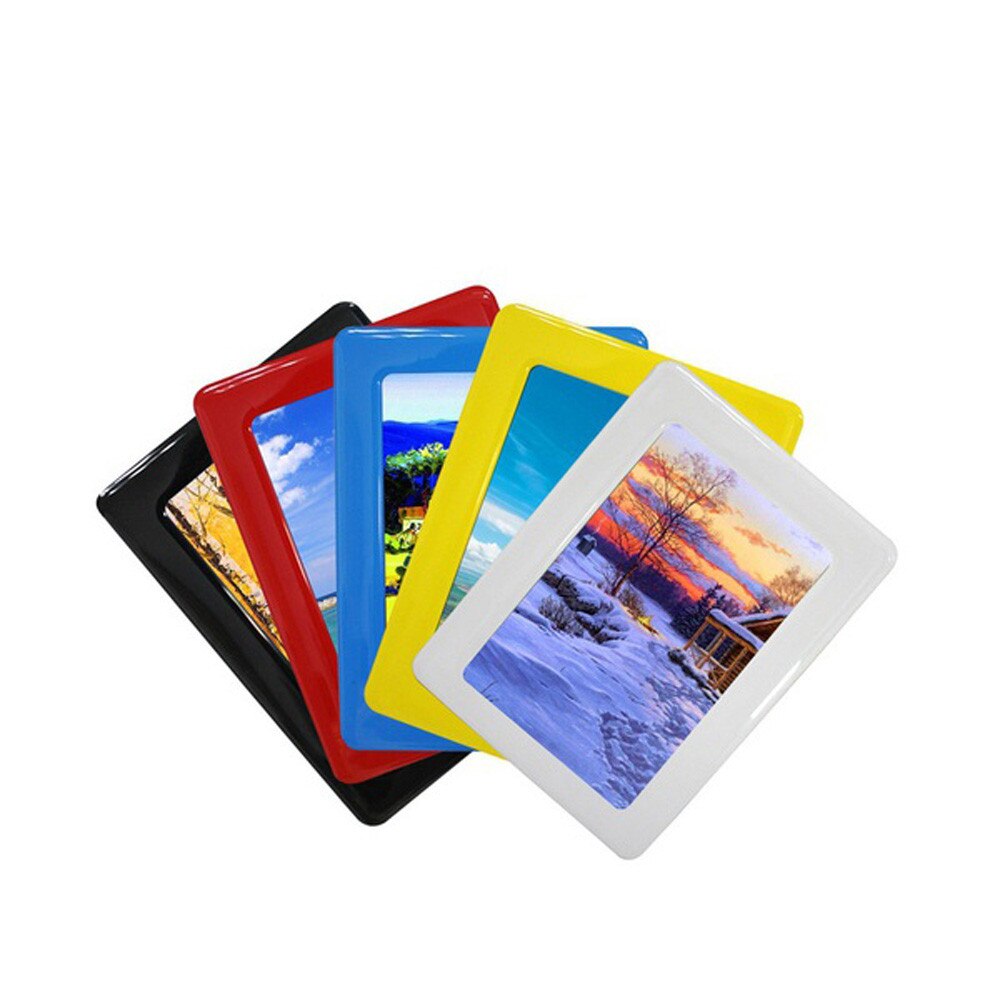 Colorful Magnetic Picture Frames 11.8*16cm Photo Magnets Photoframe Refrigerato SCN