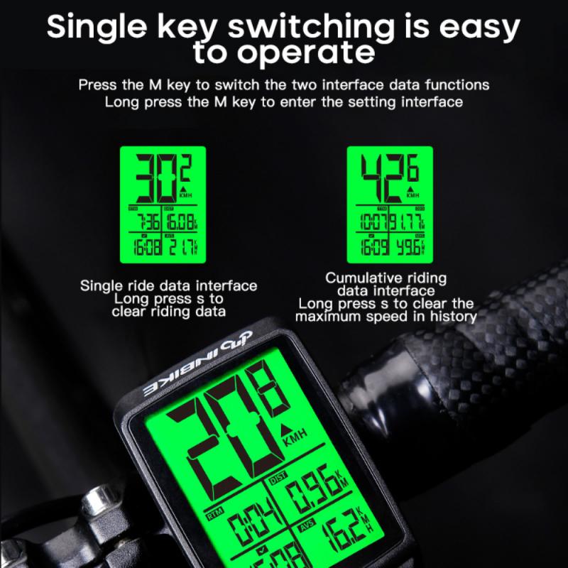 Bike Computer Wireless Waterproof Bicycle Code Meter MTB Cycling Riding Odometer Stopwatch Speedometer Bike Accessories