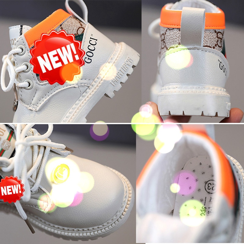 Bottes en caoutchouc antidérapantes pour bébés filles et garçons, chaussures à la pour enfants, tailles 21 à 30, printemps et automne