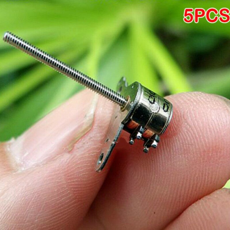 5Stck Nidec 2-Phase 4-draht Mikro Mini Miniatur 6mm Schrittmotor treten 17mm Lange welle linear Schraube DIY Digital Kamera Objektiv