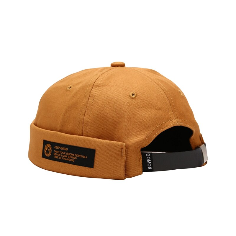 Justerbar retro sjømann caps hofte hopp hodeplagg menn uten brem lue lue menn bomull streetwear caps havnearbeider lastebil hodeplagg: Cl