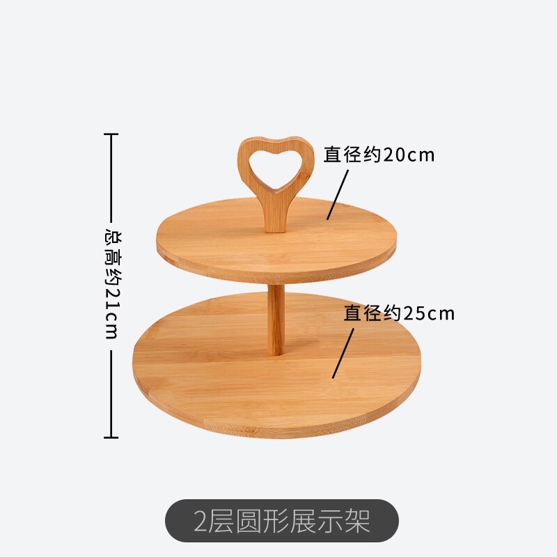 Multi-Layer Cake Pan Dessert Fruit Gedroogd Fruit Display Plaat Plank Restaurant Hotel Dienst Levert Thuis Desktop Opbergvak: A