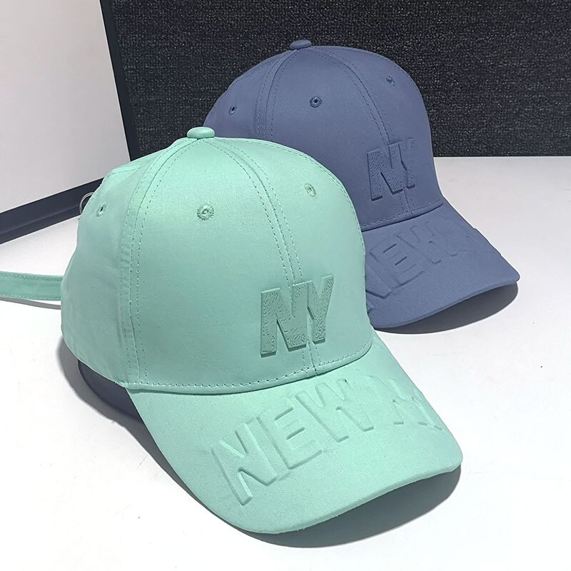 MintgrüNe kappe, trendige wildcap für damen und herren, lässige buchstabenkappe für frühling und sommer