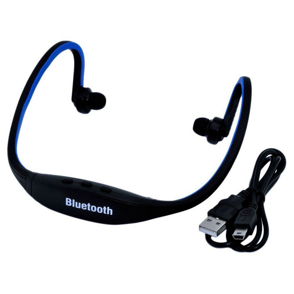 Universal Handfree Sport Bluetooth Wireless Headset Stereo Headphone Earphone: Blue