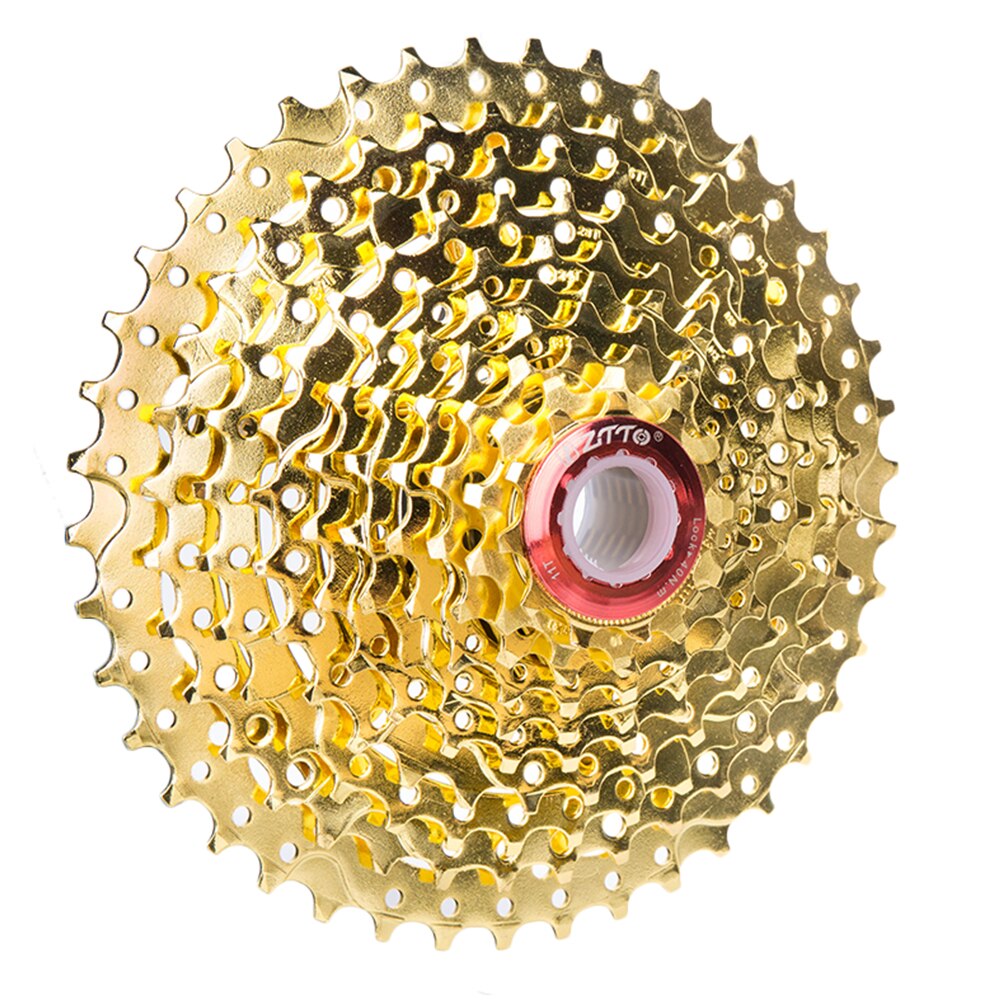 Large Flywheel Golden Cassette Flywheel Climbing Flywheel Tooth Compatible Mountain Bike Truck Gear Mountain Bike Accessories