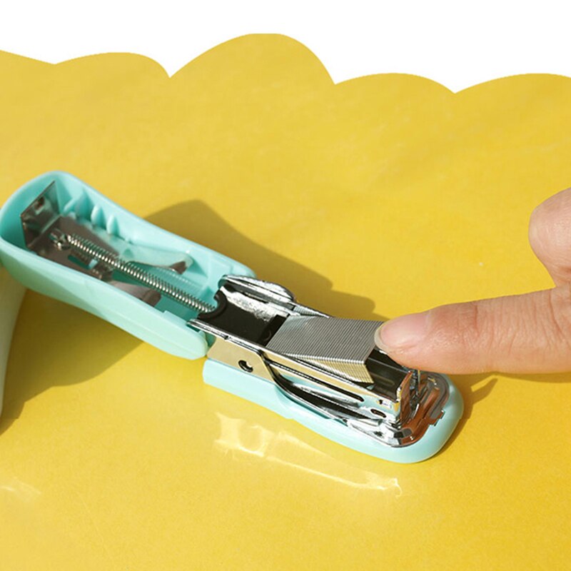 Huapuda Mini Stapler 0366 Portable Small Stapler Useful Staple 24/6 Student Paper/Receipt/Book/Draft Binding Stationery Supplies