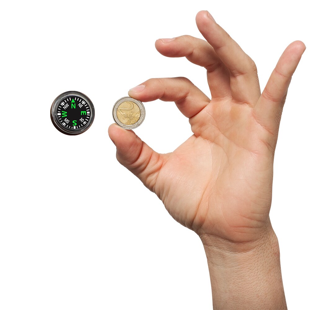 1pcs Mini Compass Handheld Outdoor Camping Hiking North Navigation Survival Practical Guider 40%Off