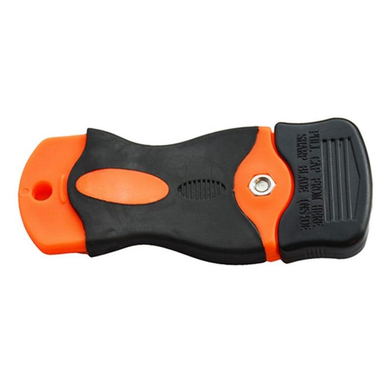 Mini Plastic Handle Razor Scraper + Blade Removal Ceramic Glass Window Colloid Sticker Remover Edge Spatula Tool