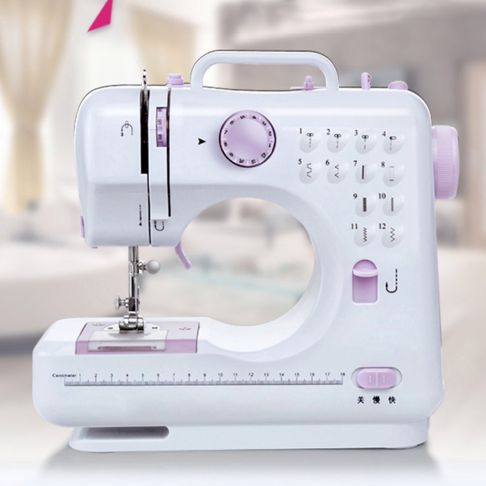 Naaimachine Fanghua 505 Naai Mini Handleiding Draagbare Assistent Thuis Elektrische Desktop Multifunctionele Dikke Afsluitbare