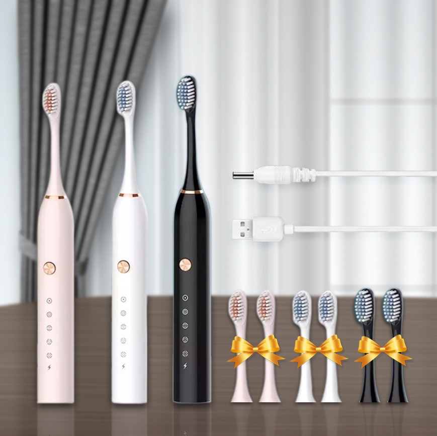Powerful Ultrasonic Sonic Electric Toothbrush USB Rechargeable Toothbrush Adult Electronic Washable Whitening relax Teeth Brush