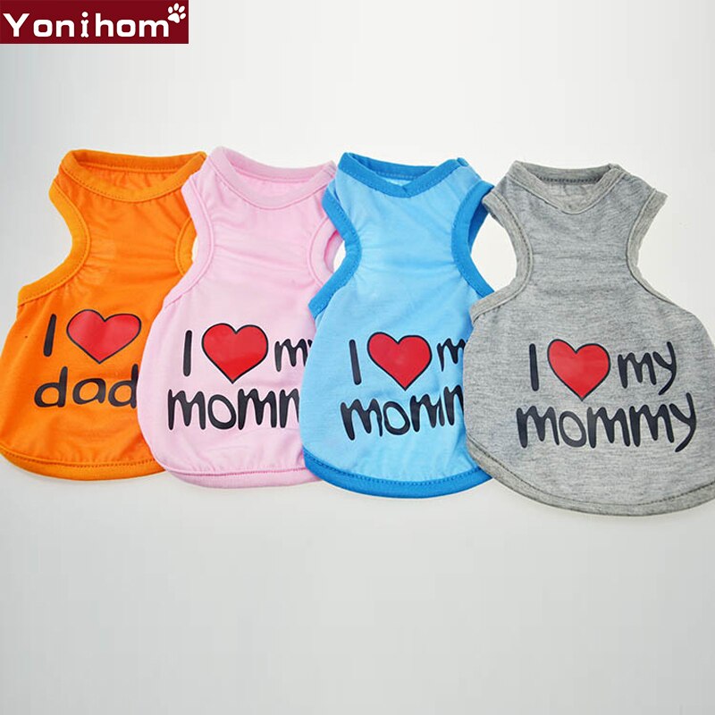 Cheap Small Dog Clothes Summer Spring T Shirt Dog Vest Lovely Pet Clothes Cat Dog Clothes for Small Dogs Tshirt Chihuahua Vest
