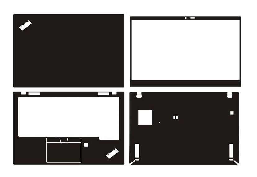 Laptop Sticker Skin Stickers Carbon fiber Cover Protector voor Lenovo THINKPAD X1 carbon 7th LTE 14"