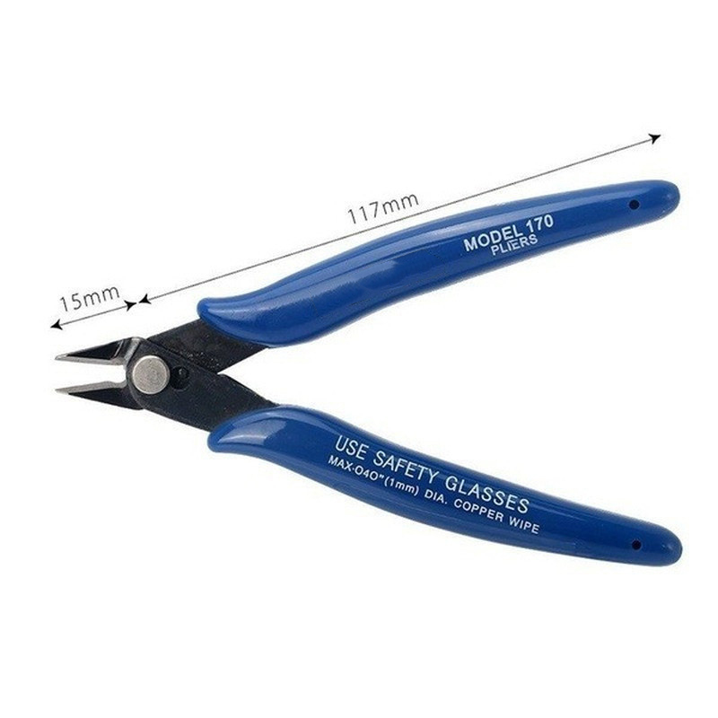 Diagonale tang Tang van koolstofstaal Elektrische draad Kabelscharen Snijden Zijkniptang Flush Tang Nipper Handgereedschap