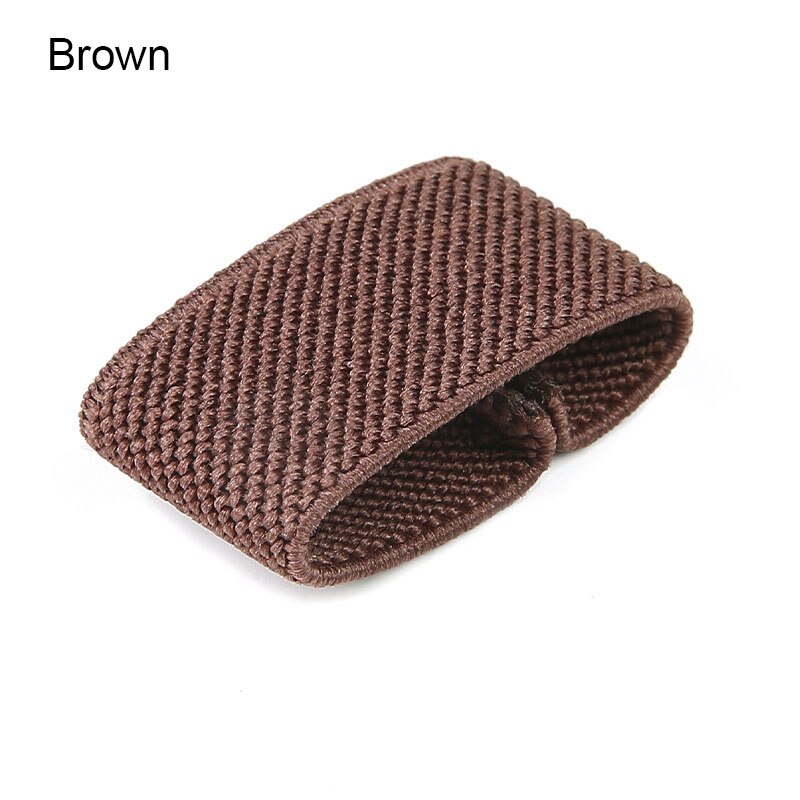 2Stck 3,7-4,0 CM Kunststoff Nylon Elastische Gürtel Schleife Feste Gürtel Ring Clip Haken Klemme Gurtband Hardware- Gürtel gurtband Rucksack Rutsche Clas: Braun