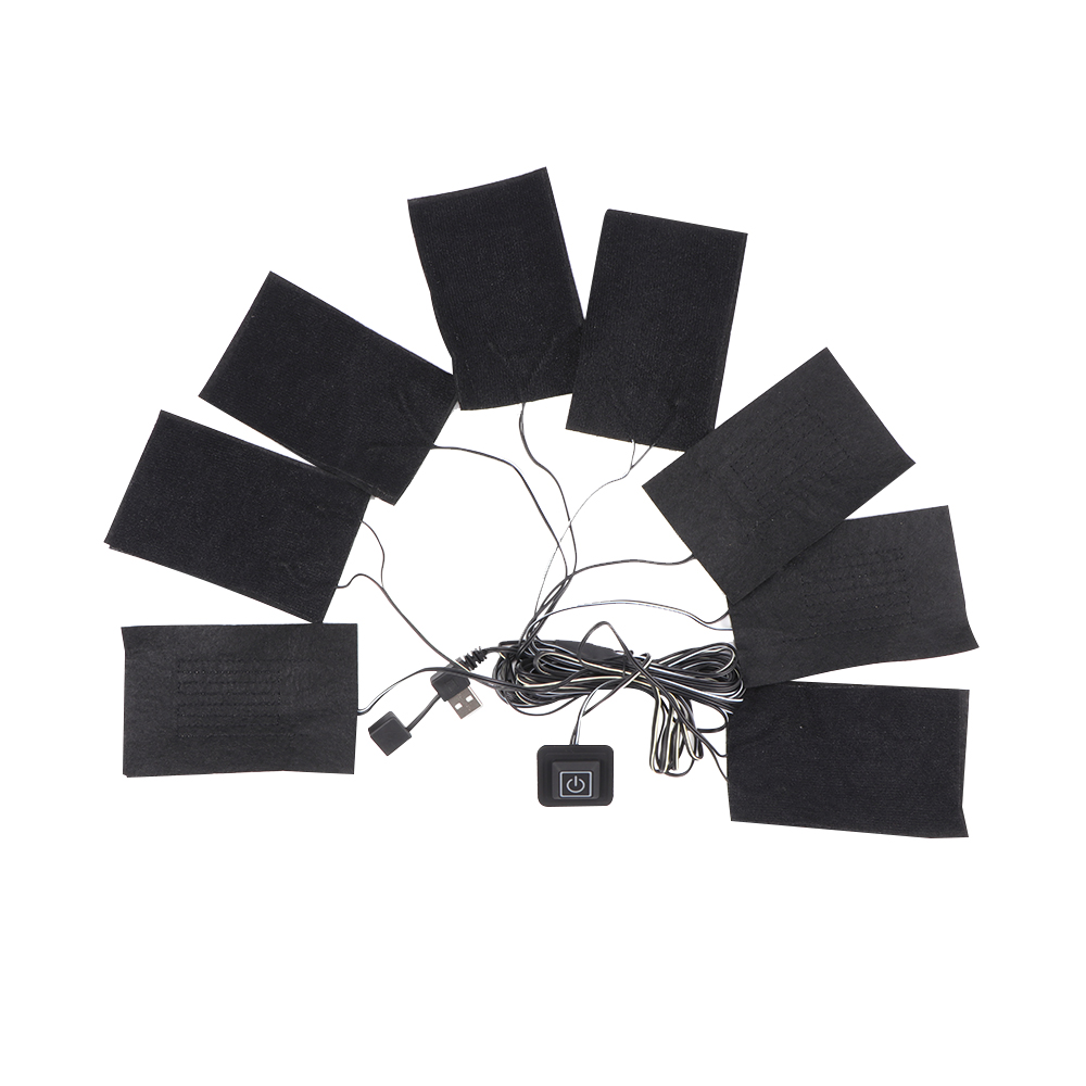 Carbon Fiber Electric Heater Clothes Heating Pads 3 Files Adjustable Heating Warmer Heater Carbon Fiber In The Car Room Heater