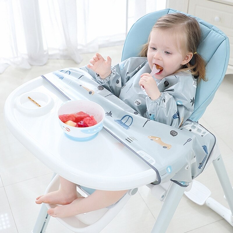 Newborn Long Sleeve Bib Coverall with Table Cloth ... – Grandado