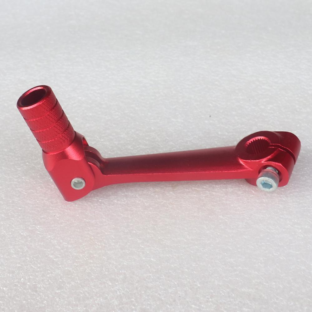 Folding CNC Aluminum Gear Shift Lever Gear Shift Lever For Kayo T2 T4 T4L ATV Dirt Bike Pit Bikes Gear Lever Motorcycle: red