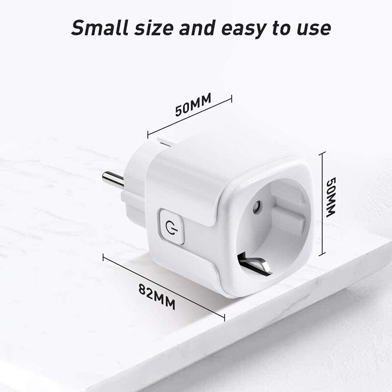 100-240V Wireless Smart Home Power Socket Remote Control Socket WiFi Smart Timer Plug EU US Plug 16A