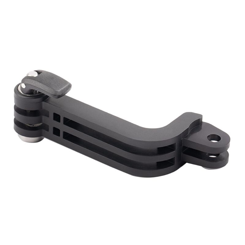 Zwarte l-beugel draaibare houder adapterbevestiging voor dji osmo pocket handgreep gimbal action camera accessoires  q6pa