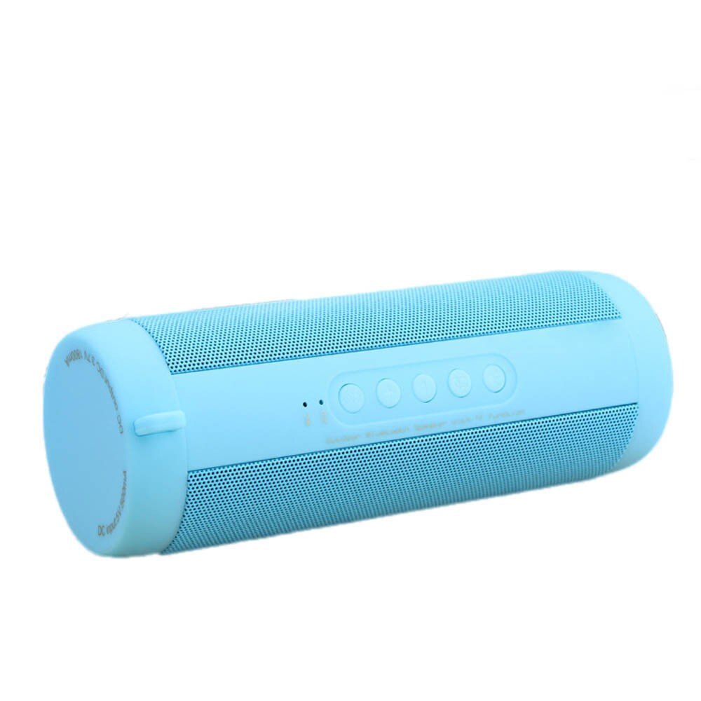 Christmas Wireless Bluetooth Speaker Waterproof Portable Outdoor Bass Column Loudspeaker Hands-free With Flashlight: Sky Blue