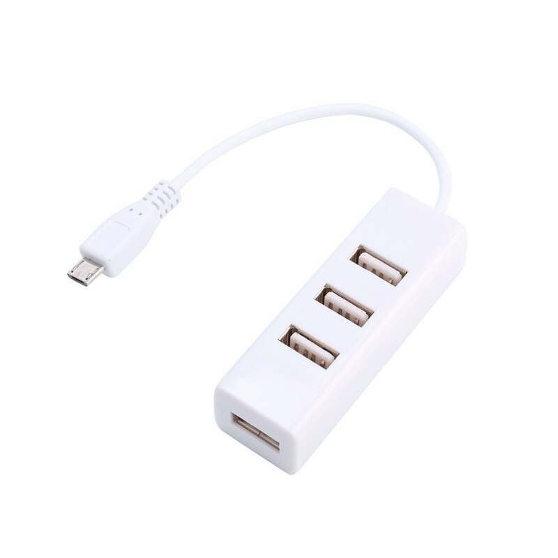 4 Port hub Micro USB OTG Cable Adapter Micro USB HUB Extension Adapter for Smartphone Tablet with OTG function