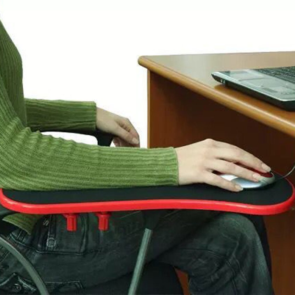 Hands Arm Support Bracket Pallet Rack Computer Mouse Pad Chair Desk Attachment