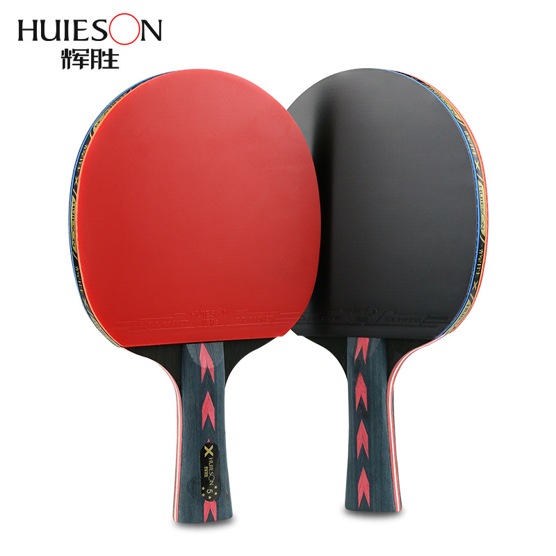 2 Pcs/lot raquette de Tennis de Table en carbone longue poignée courte raquette de Ping-Pong avec étui