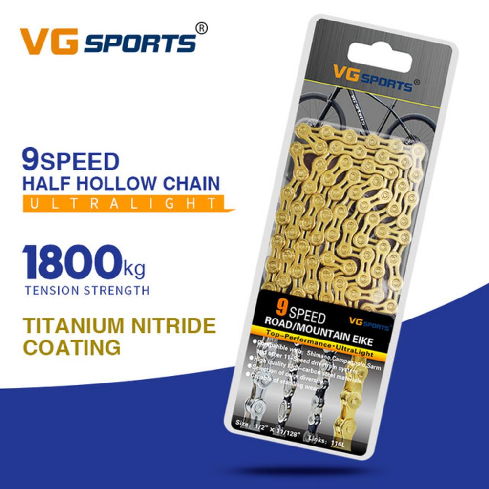 Mountain Bike Chain 8/9/10 Speed High Alloy Steel Decent Durability Lightweight Good Looking Bicycle Chain Cycling Equipment: 05