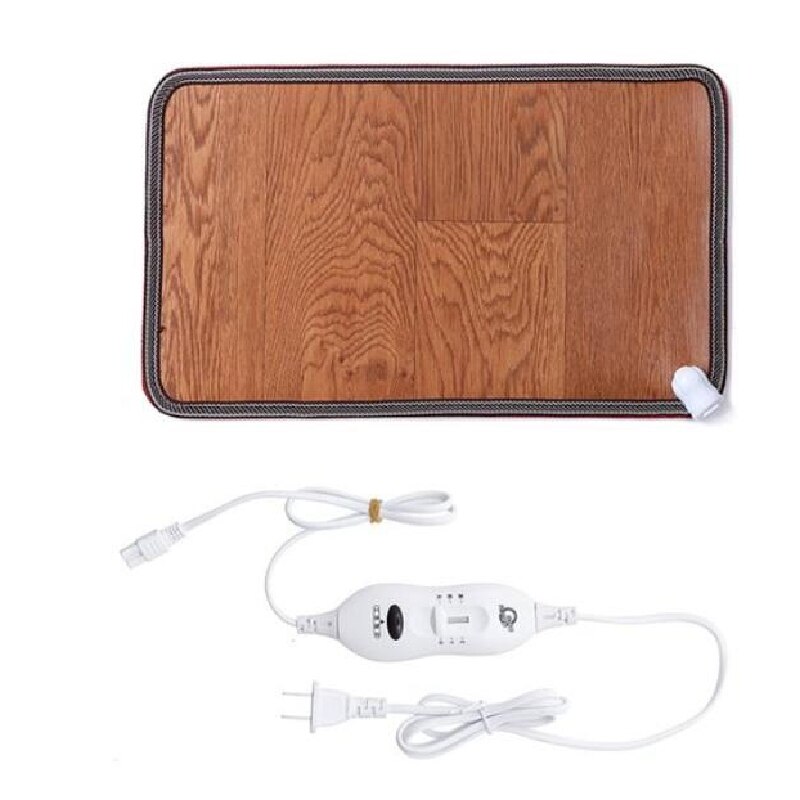 Alfombrilla calefactora eléctrica para el hogar y la Oficina, calentador de pies , de cuero, para invierno, LY-1: 2 Level Adjustable