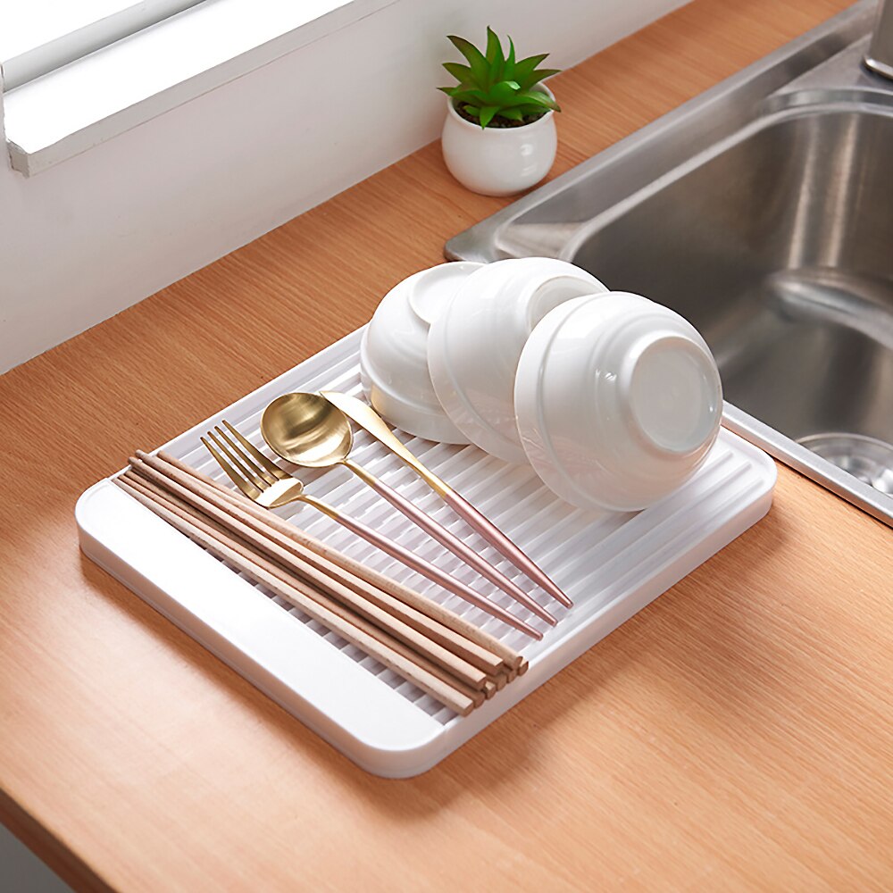 Kitchen Storage Dish Cup Drying Rack Holder Organizer Drainer Dryer Tray Tableware Water Drainning Tool kitchen accessories