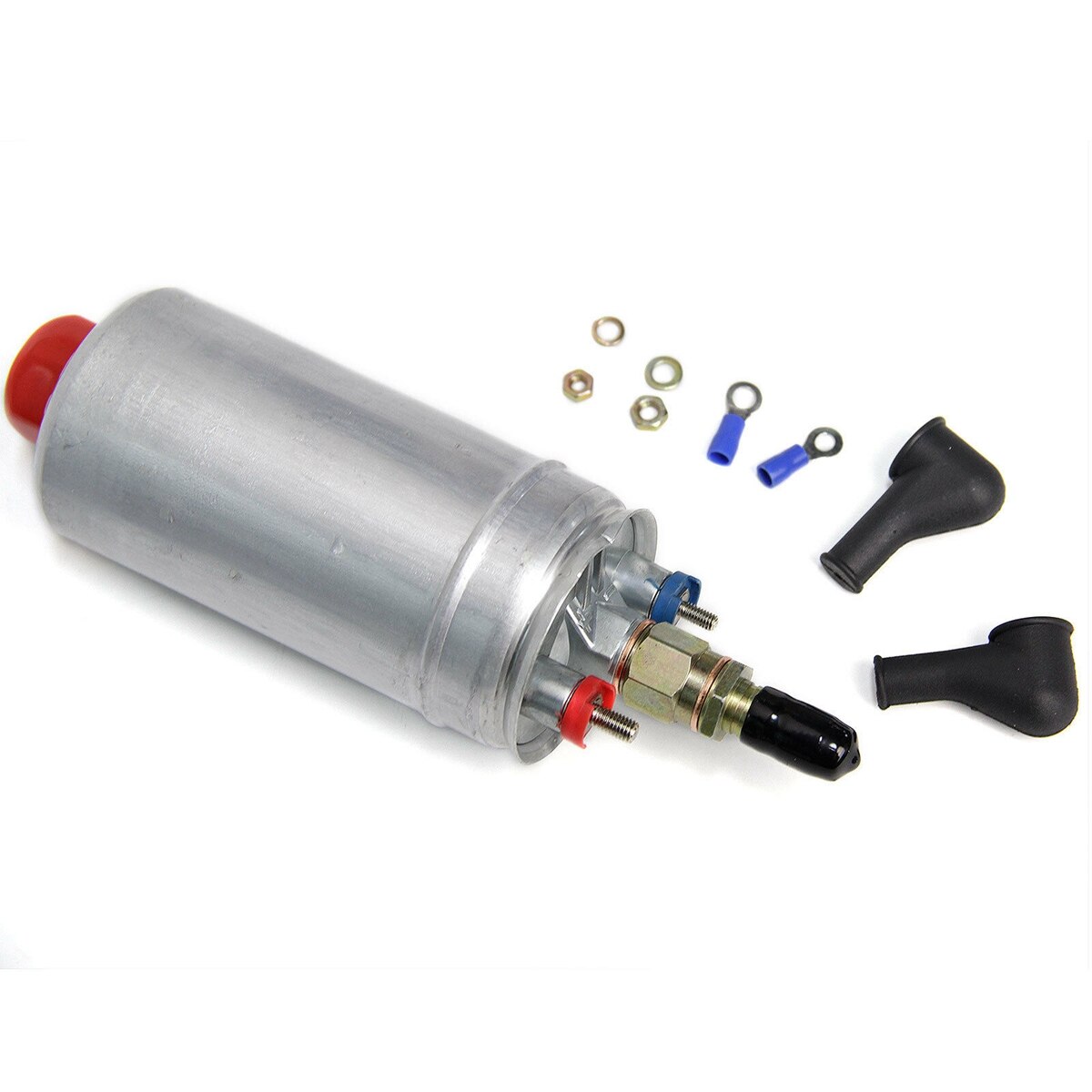 300LPH External Fuel Pump High Pressure Electric Fuel Injection Pump with Installation Accessories for 0580 254 044