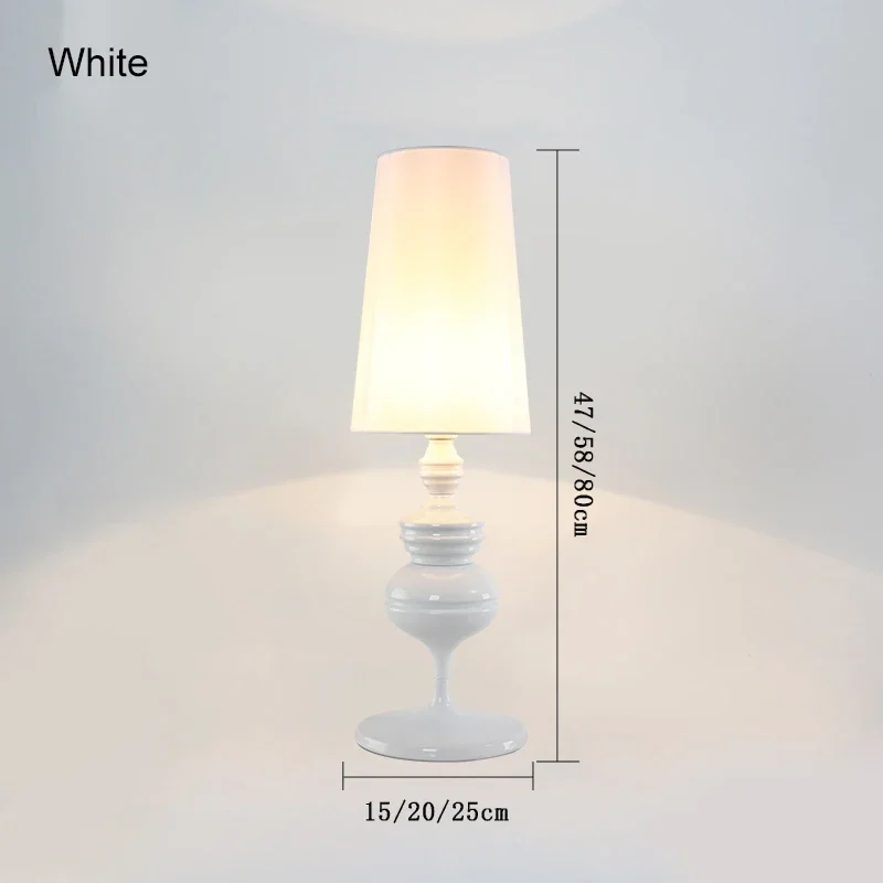 Nordisk minimalistisk stue led gulvlampe boligindretning soveværelse bordlampe sengebordslampe moderne læsebordlampe: Blå / Sort