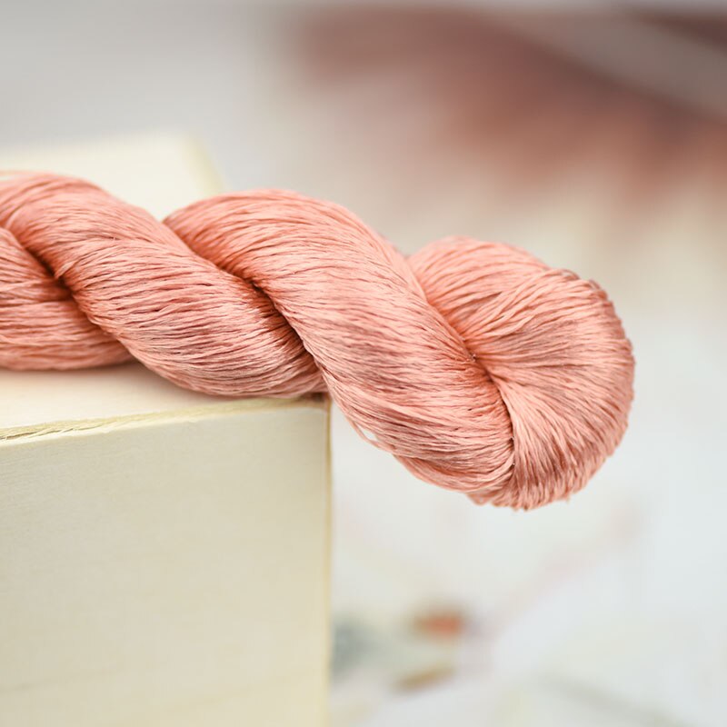 silk embroidery thread / 100% silk thread /hand embroidery embroider cross stitch/pink brown/10 pure colors: 5