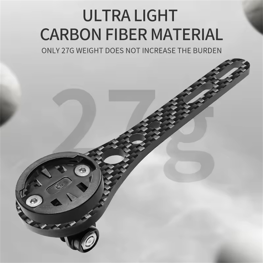 BKPTX CM-01 Carbon Computer Halterung Rennrad Integrierte Lenker Für Garmin/Wahoo/Bryton/Kamera 3K Fahrrad Zubehör