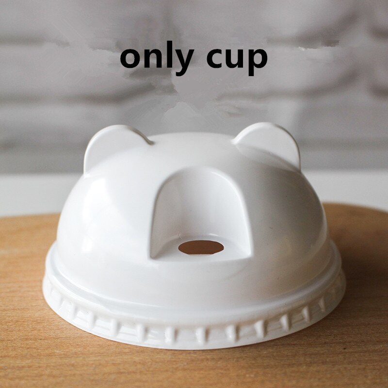 50 stuks kerstbekers 500ml rode tekeaway-verpakkingen wegwerpbekers feestgunst koffie thee verdikking papieren bekers met deksel: Alleen deksel 3