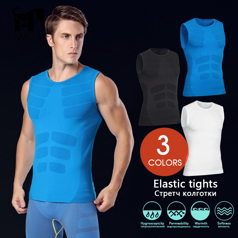 Mannen Boy Body Compressie Base Layer Mouwloos Zomer Vest Thermische Onder Top Tees Tank Tops Fitness Panty Hoge Flexibiliteit