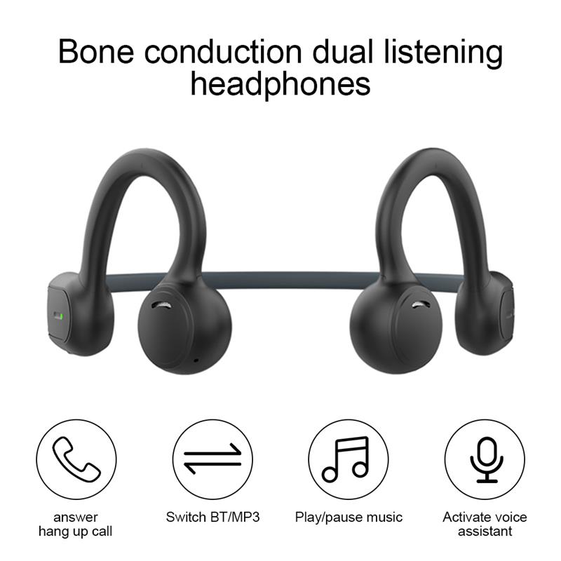 OPENEAR Drahtlose Bluetooth Kopfhörer Knochen Leitung Headset Wasserdicht Sweatproof Sport Stereo Kopfhörer