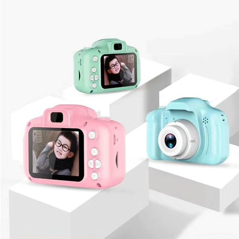 Kids Digitale Hd Camera 2.0 Inch Kleuren Display Kind Meisje Jongen Verjaardag Best Экшн Камера