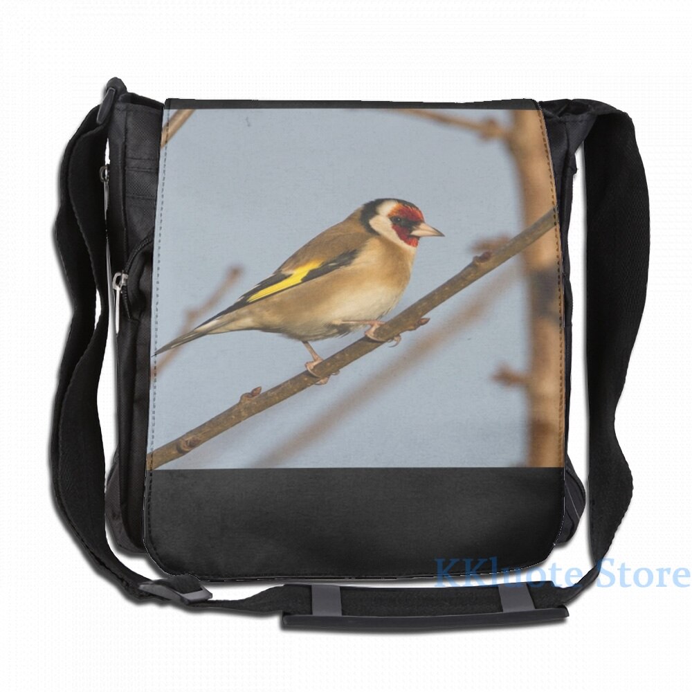 Grappige Grafische Print Distelvink Usb Lading Rugzak Mannen Schooltassen Vrouwen Tas Reizen Laptoptas: Single shoulder pack