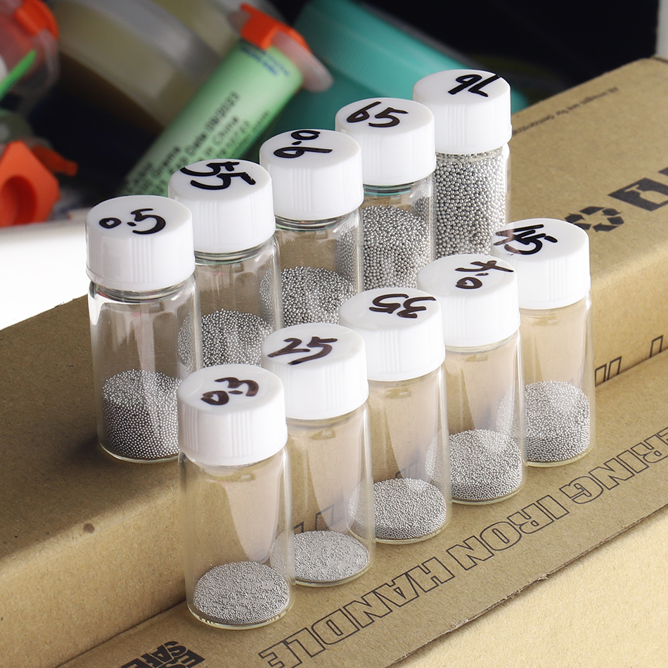 1PCS 25K BGA solder balls leaded 0.25 0.3 0.35 0.4 0.45 250K 63Sn / 37Pb Solder Spheres balls