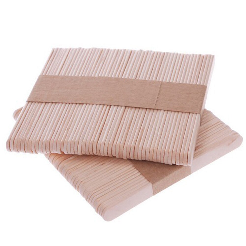 100/300 uds, palitos artesanales para polos, palitos para helado, palitos de madera Natural de 3,6 pulgadas, ideales para diseños creativos de manualidades DIY.