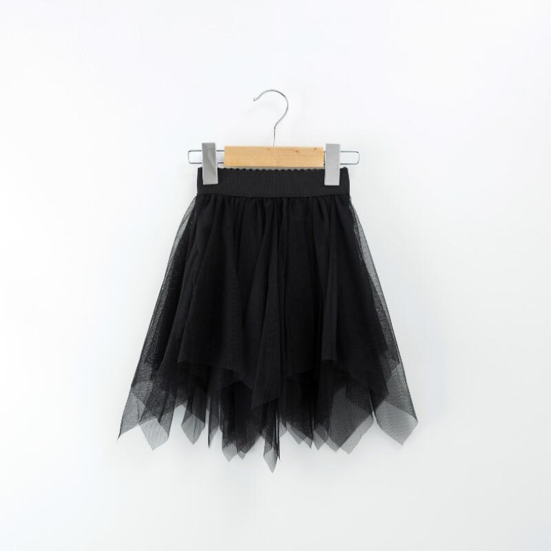 Vår høst sommer barn danser tutu-skjørt barnefest bursdagsskjørt baby småbarnsklær prinsesse skolejenter skjørt underdeler: Svart / 4t