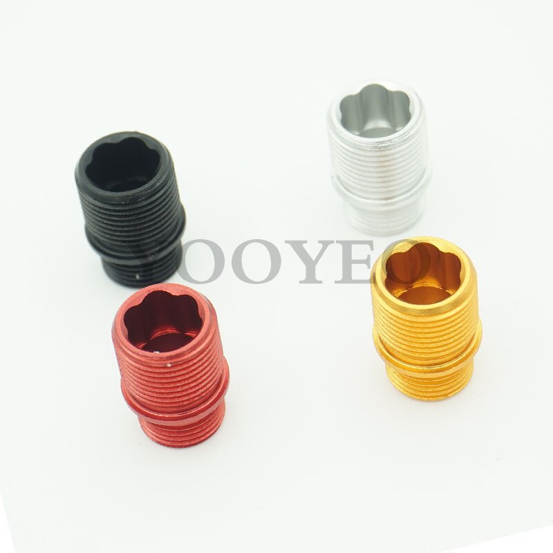 12Mm Cw Om 14Mm Ccw Vat Schroefdraad Adapter Zwart Rood Zilver Goud