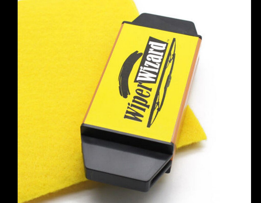 Car Van Wiper Wizard Windshield Wiper Blade Restorer Cleaner with 2 Wizard Wipes
